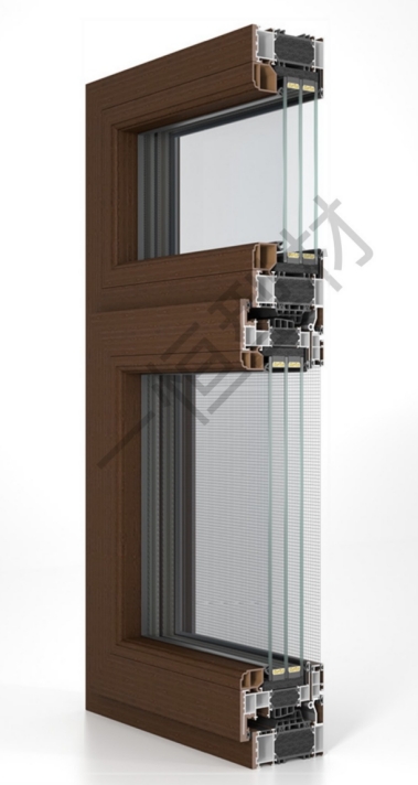 96-暖边铝塑平开系列双内开窗